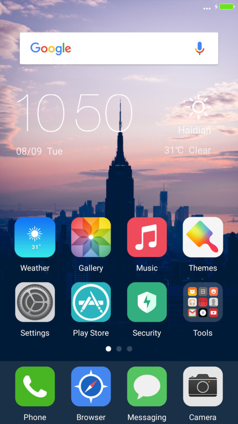 City iOS Style  screenshot