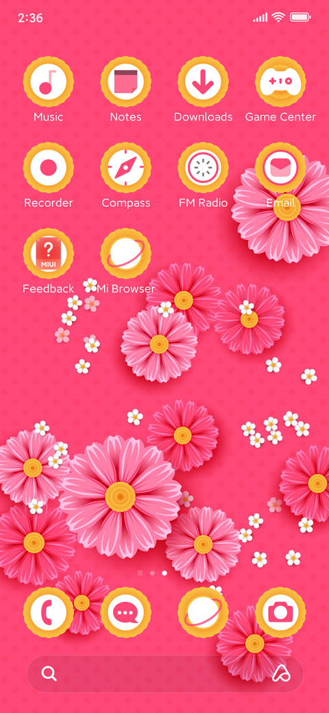Pink Flowers Gift screenshot