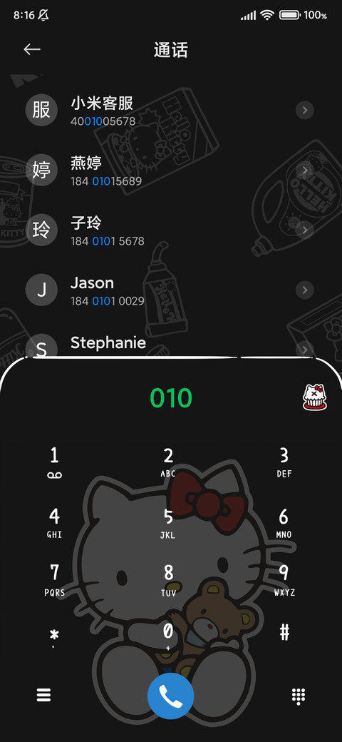 凯蒂猫多彩复古贴纸 screenshot
