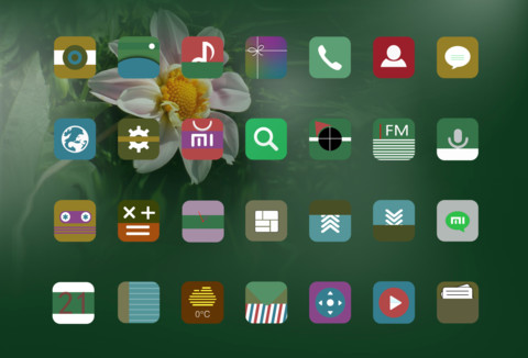 大丽鲜花开清新自然 screenshot