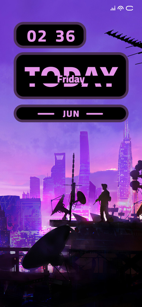 Neon Town screenshot