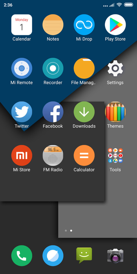 sky blue  screenshot