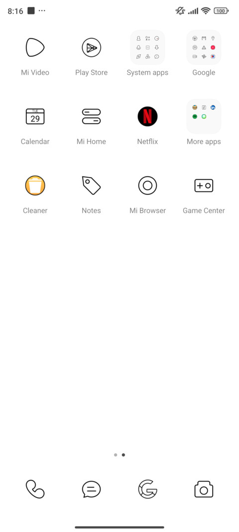 White Style screenshot