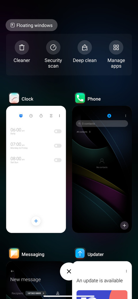 Simple color screenshot