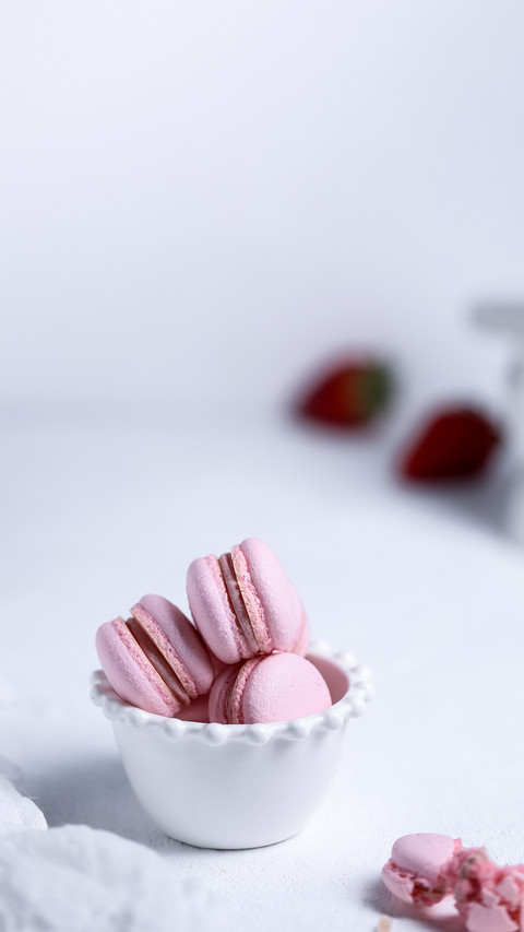 Strawberry flavored macaron screenshot