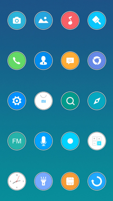 青白（多布局）V10 screenshot