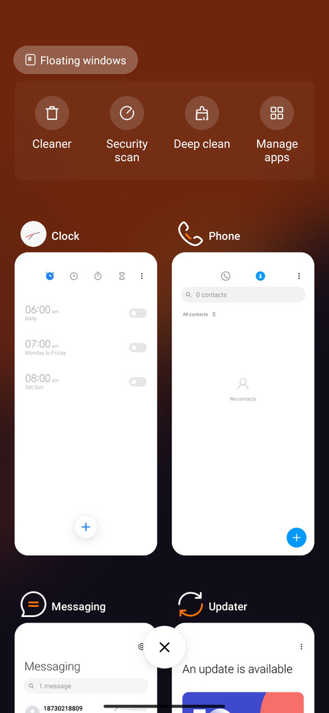Orange dark v12 screenshot
