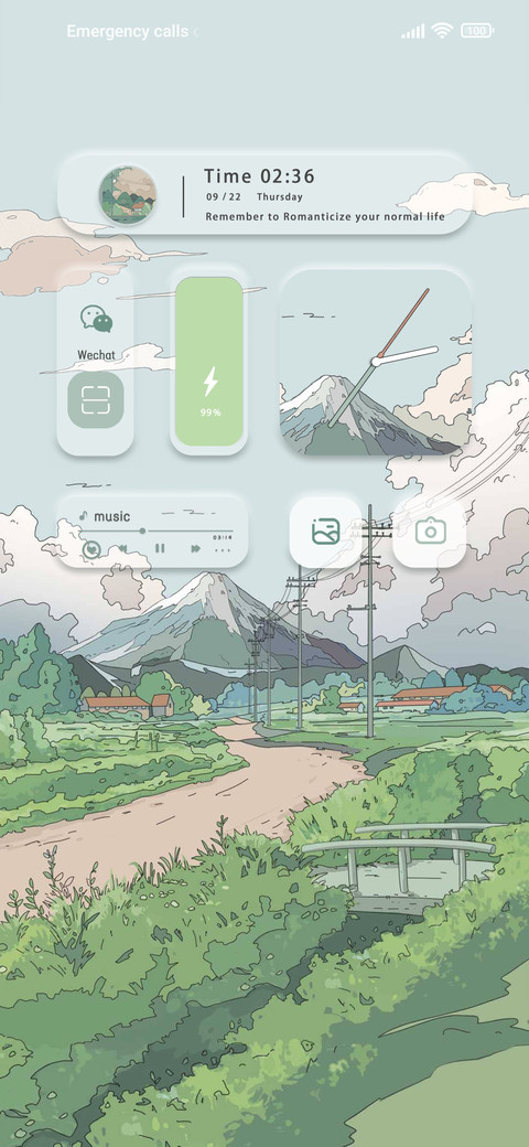 Gentle mountains screenshot