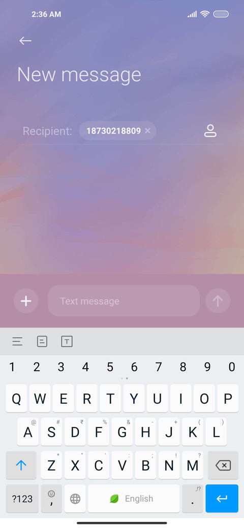 Afterglow widget screenshot