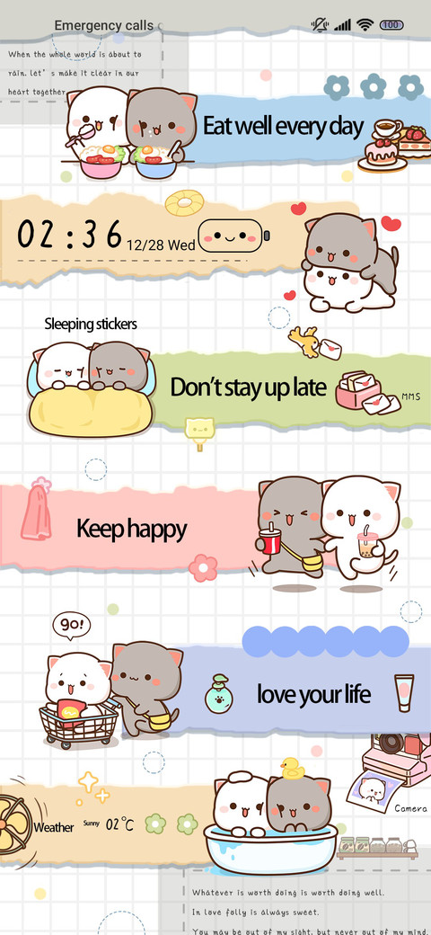 Sticker Peach cat screenshot