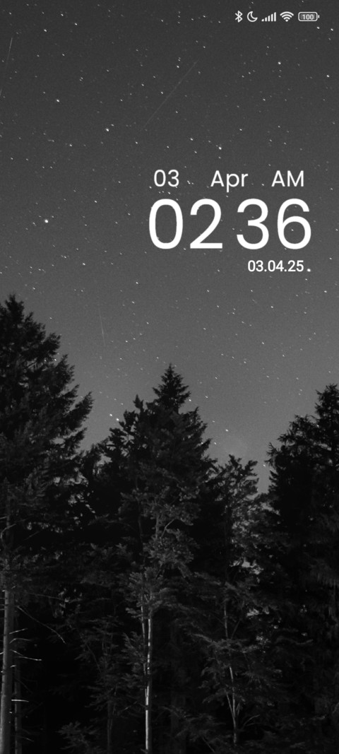 Forest night screenshot