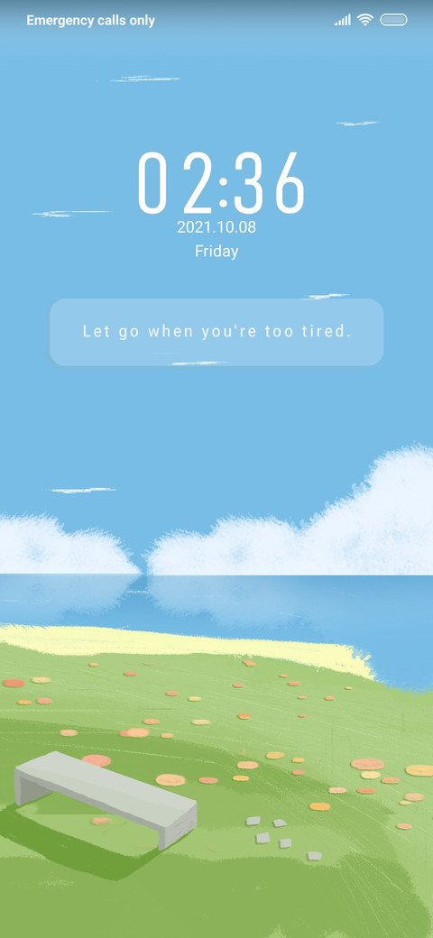 Cooler in autumn screenshot