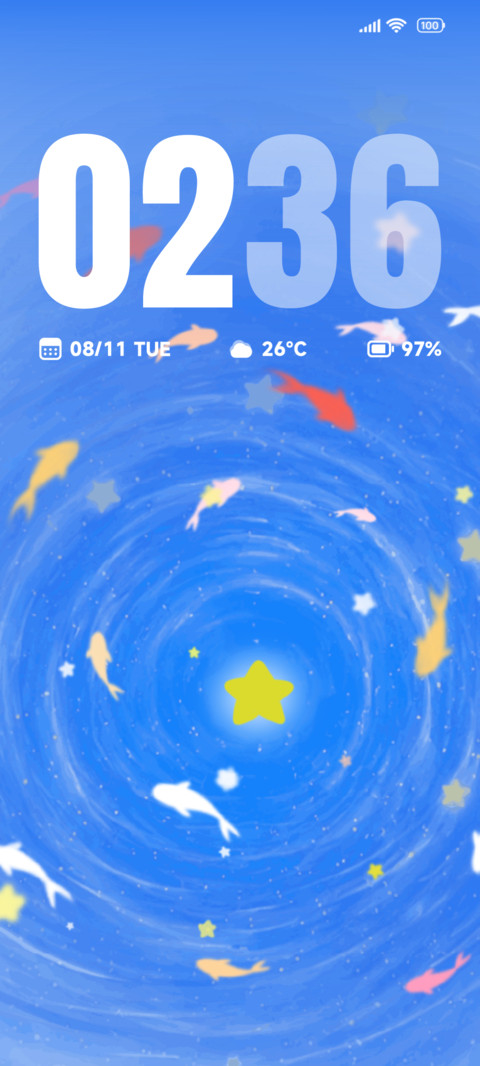 OS简约 好运锦鲤 screenshot