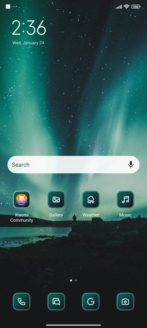 Aurora screenshot