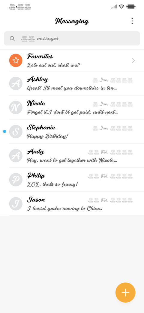 Fondy Script screenshot