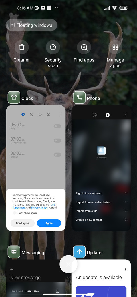 Clover screenshot