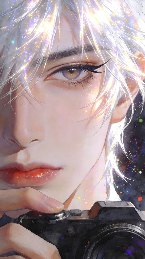 The boy on camera screenshot
