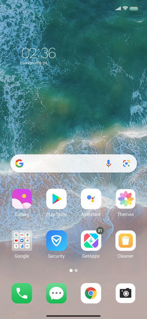 Original ocean screenshot