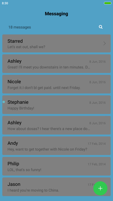 Blue Shades screenshot
