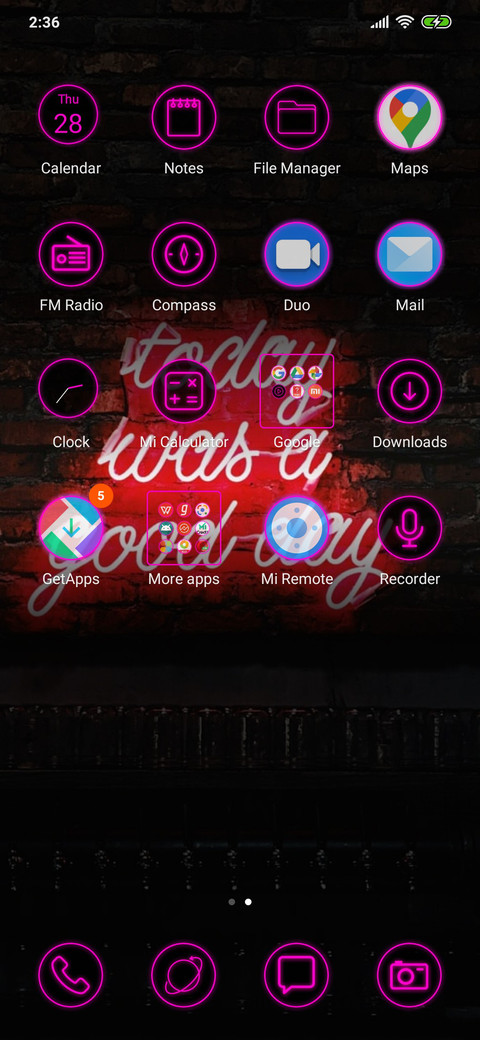 Neon - Text  Dark _3MDS screenshot