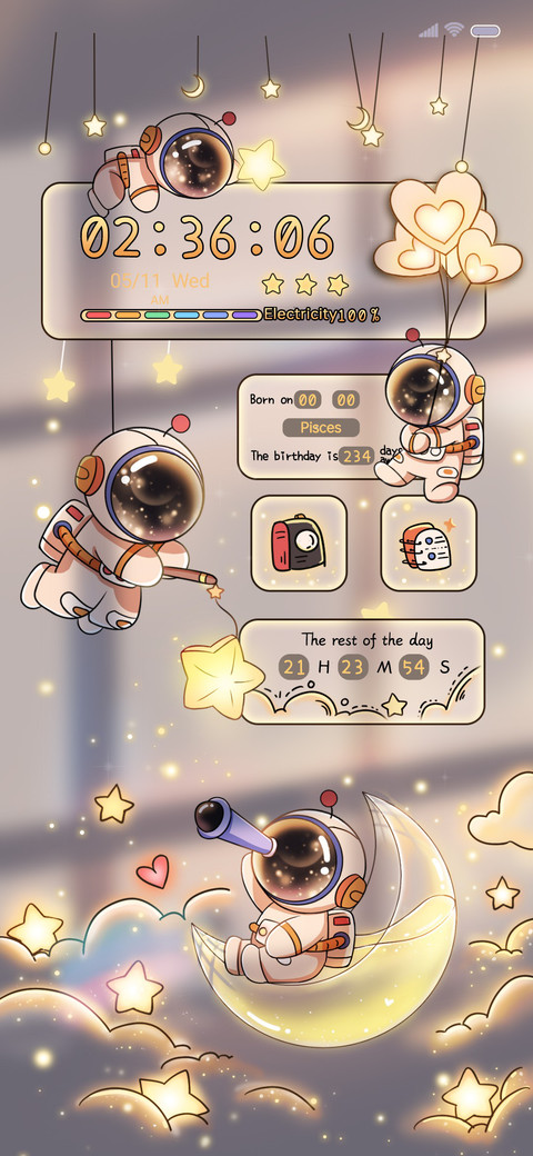 Astronaut light screenshot