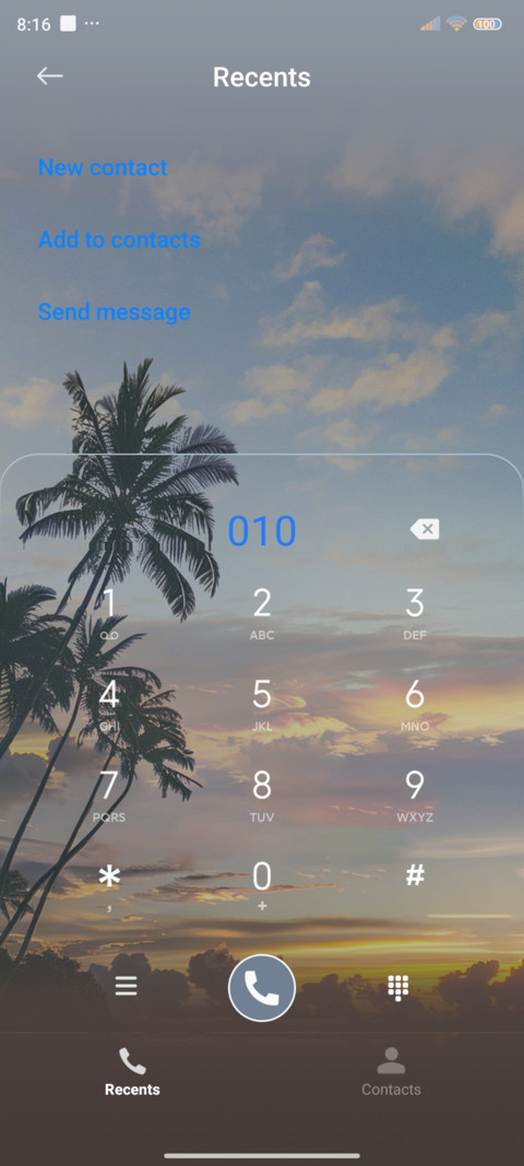 Sunset beach screenshot