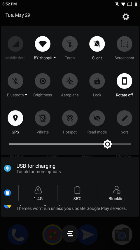 Android Pi Dark TT screenshot