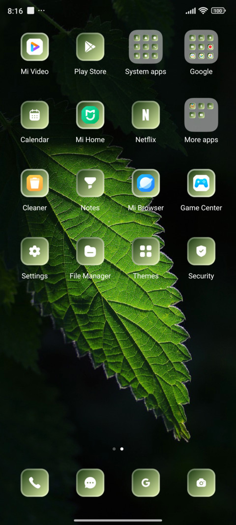 Dark Leaf screenshot