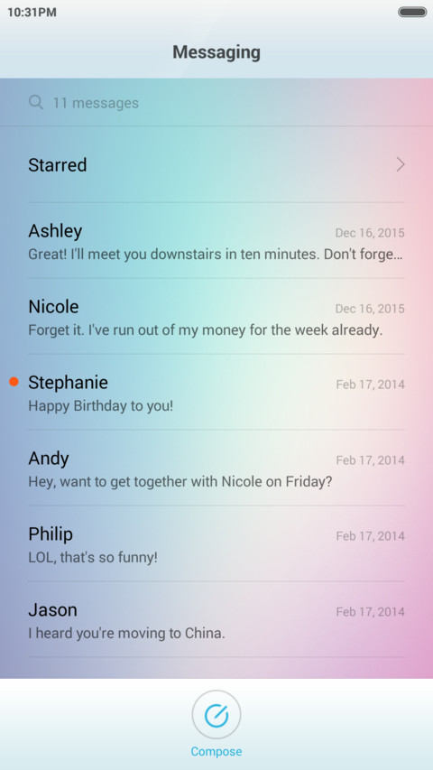  IN Galaxy Glass screenshot