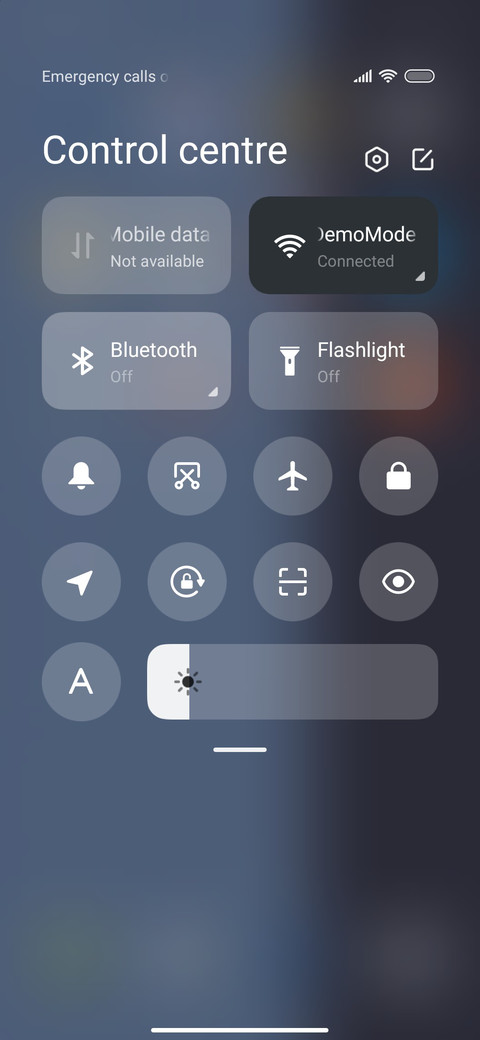 Business gray blue screenshot