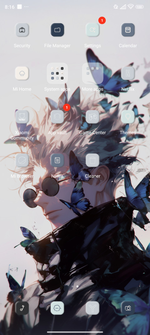 Butterfly Widget screenshot