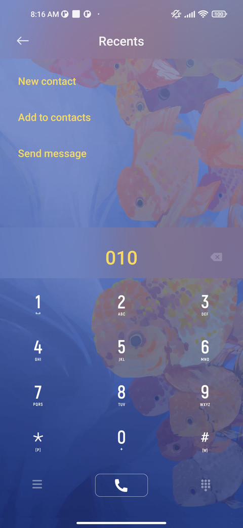 Memory touch screenshot