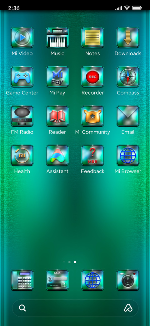 Turquoise screenshot