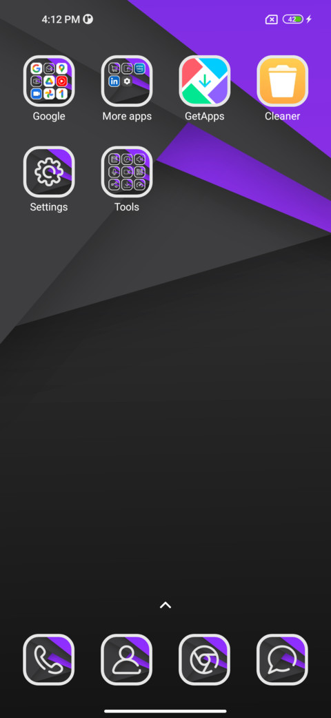 Purple Abstract screenshot