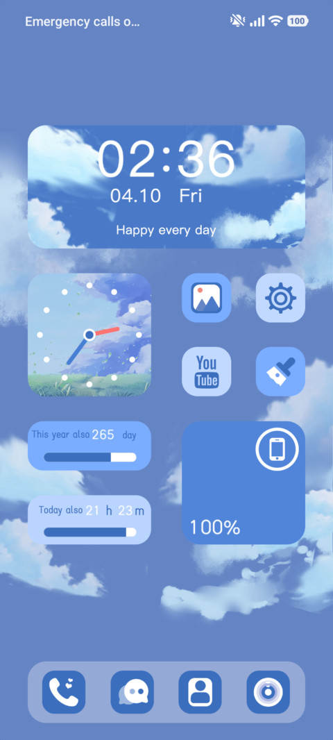 Lite Blue Life screenshot