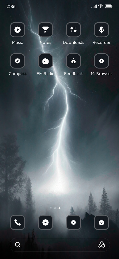 Storm night screenshot