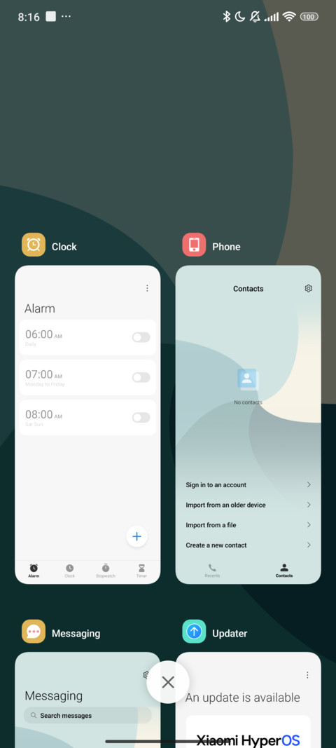 Teal Cream Curve screenshot