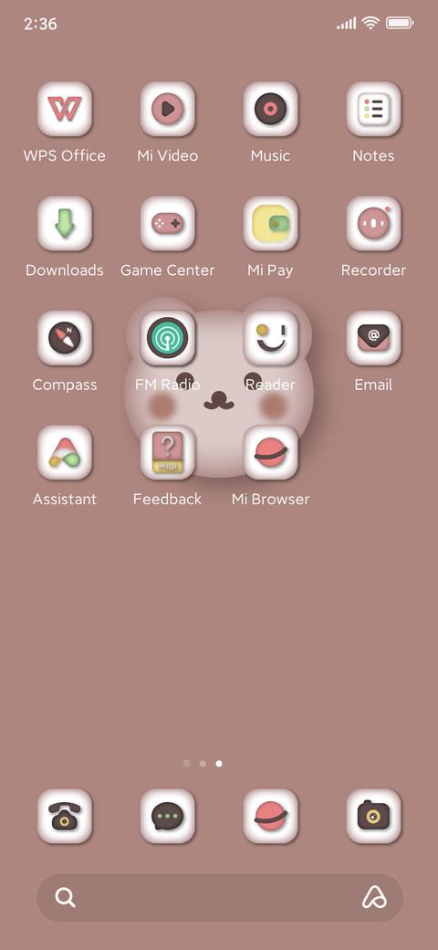3D retro bear screenshot