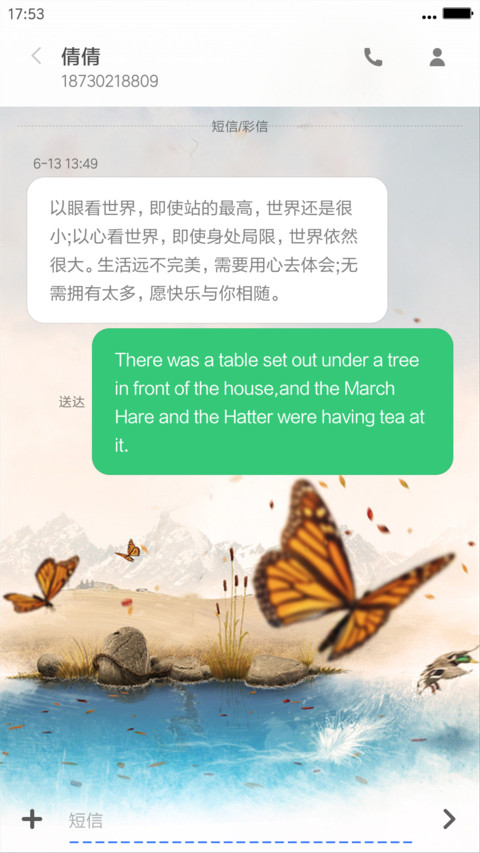 蝴蝶偏偏（3d动态+全图标） screenshot