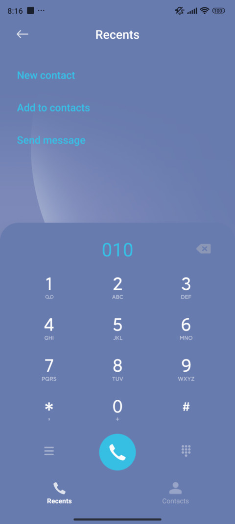 Simple Blue Kit screenshot