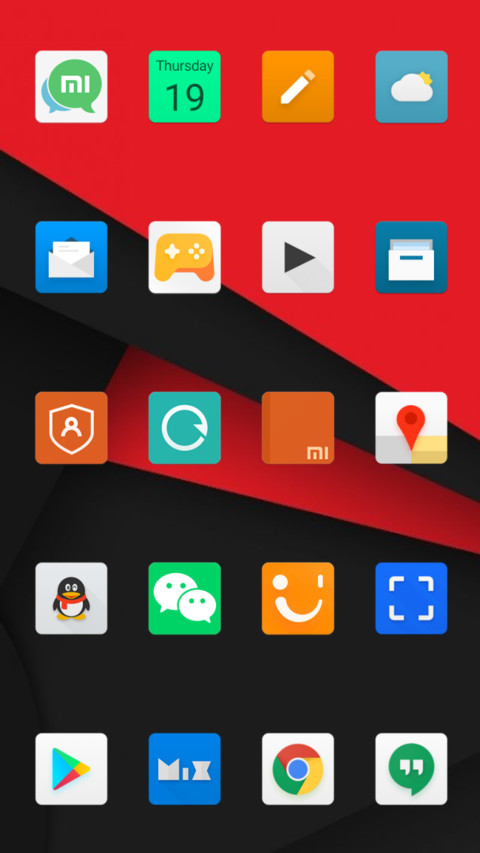 Android Black White V11 screenshot