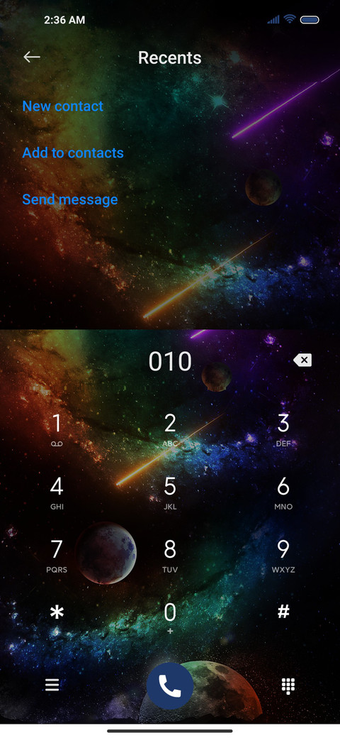 Cosmic planet screenshot