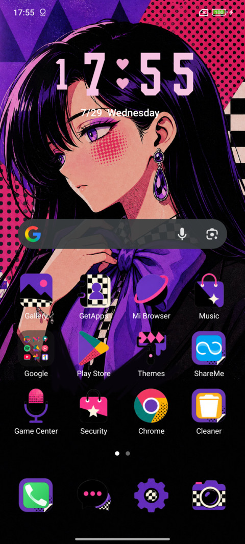 Lavender AnimeGirl screenshot