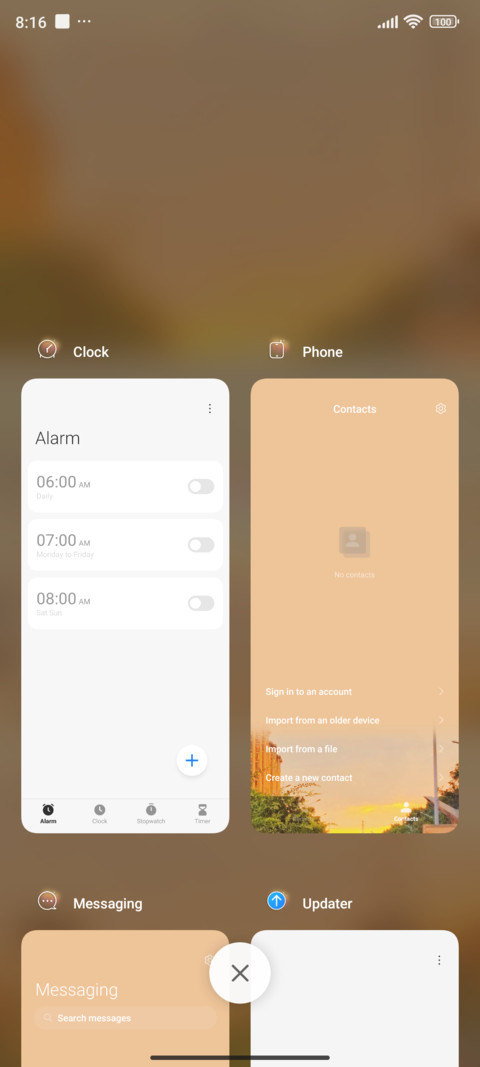 Orange dusk screenshot
