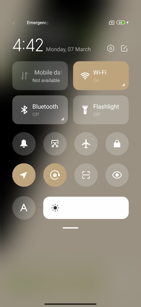 Eye protection screenshot