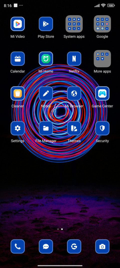 Spiral screenshot