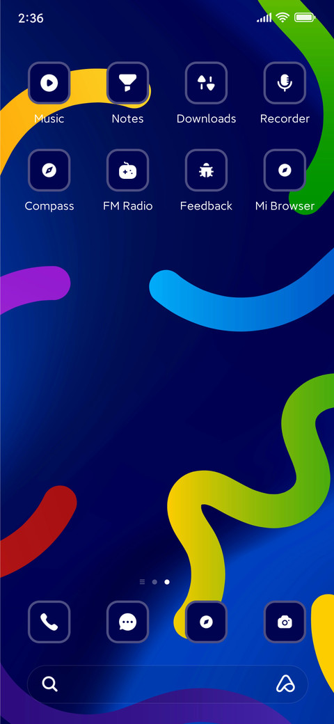 Abstract Blue screenshot