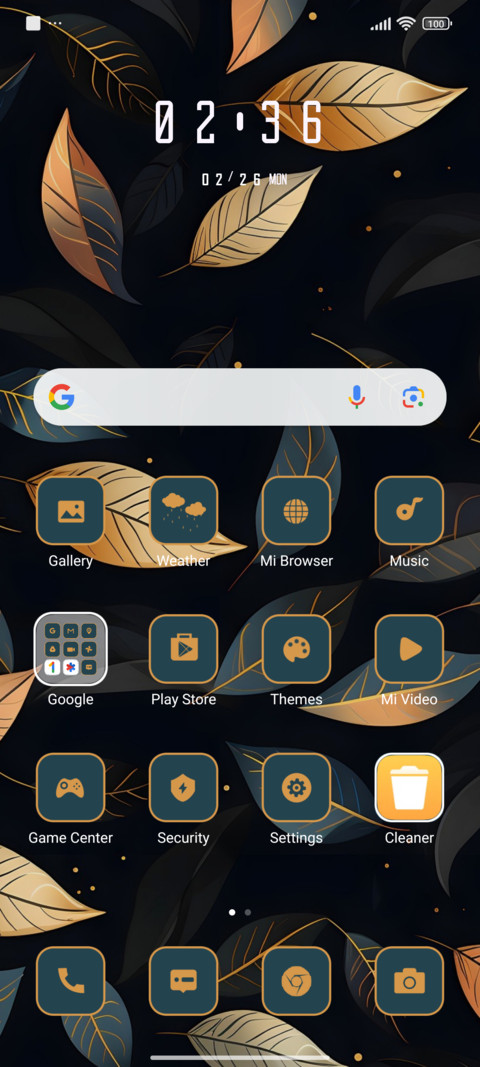 Leaf screenshot