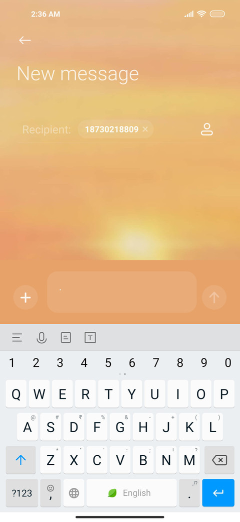 sunset widget screenshot