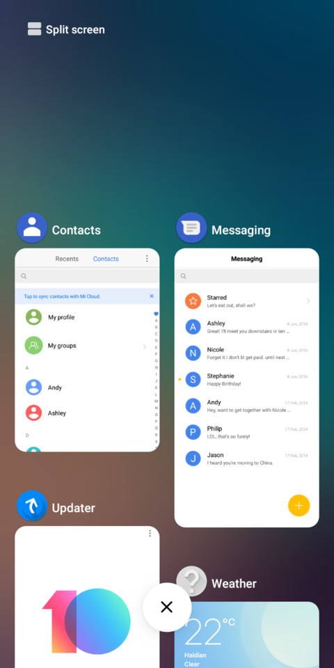 Android Pie V10 screenshot